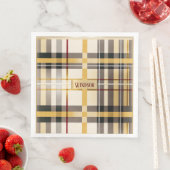 シック&トレンディートープと金ゴールドの格子柄 (インサイチュ)