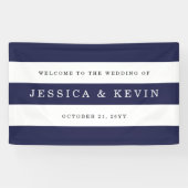 シック・ネイビーストライプズ結婚ズ 横断幕 (横)