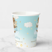 シック・ノアのアークブルーボーイ第1回2回目の3回目の誕生日 紙コップ (左)