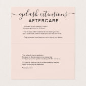 シック·バラ·金ゴールド·フォイル·グラデーション赤面·アフターケア 名刺 (内部フラット)