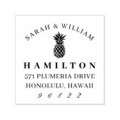 シック・パイナップル差出人住所 セルフインキングスタンプ (デザイン)