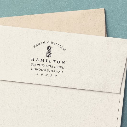 シック・パイナップル差出人住所 セルフインキングスタンプ