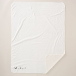 シック・パーソナライズされたカスタム・メイド・ユーザー シェルパブランケット