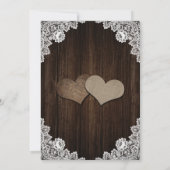 シック・パープルとブルーのフローラ結婚ズ セーブザデート (裏面)