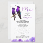 シック・パープルハミングバードと花びら結婚ズ (正面)