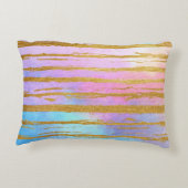 シック・パープル&ブルーグラデーションデラックス アクセントクッション (裏面)