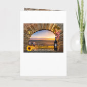 シック・ビニヤード・ワ結婚インの写真サンキューカード サンキューカード (裏面)