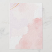 シック・ピンク結婚フローラ プログラム (裏面)