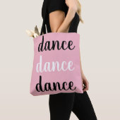 シック·ピンク·ダンス トートバッグ (クローズアップ)