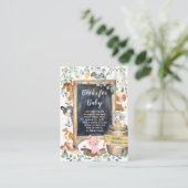 シック・ファーム・アニマルズ・納屋周囲の庭・グリーナリー・ブックス・フォー・ベビー エンクロージャーカード (スタンド正面)