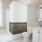 シック・フィッシャーマンズフライ釣りとマスのバスルーム シャワーカーテン (インサイチュ)