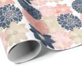 シック&フラワーエレガントデザイン ラッピングペーパー (ロールコーナー)