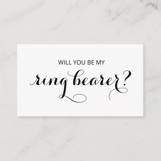 シック·フローシュ|あなたは私のリングや輪を持つ? エンクロージャーカード (正面)