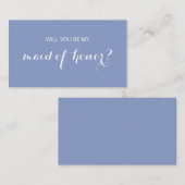 シック·フローシュ|私のメイド・オブ・オーナー(花嫁付き添い人)? エンクロージャーカード (正面/裏面)