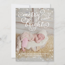 シック&ブきらめくリューズホリデーズフォトカード シーズンカード