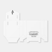 シック・ブラック獣医学校卒業パーティー フェイバーボックス (折り畳みなし)