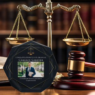 シック・ブラック金ゴールドロースクール卒業 フォトブロック