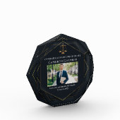 シック・ブラック金ゴールドロースクール卒業 フォトブロック (左)