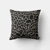 シック・ブラック・キリン結婚ズ・モノグラエレガントム クッション (裏面)