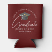 シック・ブルゴーニュ卒業カスタム卒業式パーティー 缶クーラー (正面)