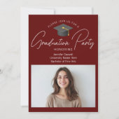 シック・ブルゴーニュ大学院写真卒業パーティー 招待状 (正面)