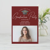 シック・ブルゴーニュ大学院写真卒業パーティー 招待状 (スタンド正面)