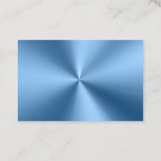 シック・ブルーのメタリックモダン・ビジネス・カード 名刺