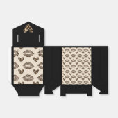 シック・ベージュ&ブラック・チータプリント フェイバーボックス (折り畳みなし)