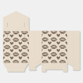 シック・ベージュ&ブラック・チータプリント フェイバーボックス (見開き)