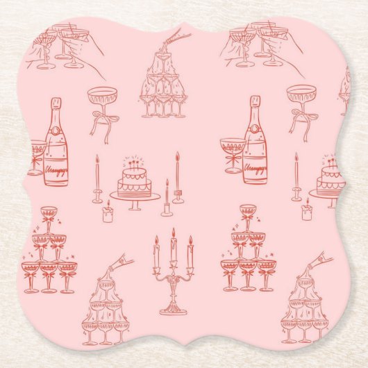 シック ペーパーコースター (正面)