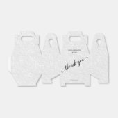 シック・ホワイト・フィ結婚リグリーありがとう フェイバーボックス (折り畳みなし)