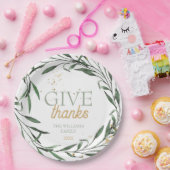 シック・ボタニカル与えグ感謝していリー感謝祭 ペーパープレート (パーティー)