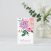 シック·ボホー·フローラ·開花·ソーシャル·メディア·アイコン 名刺 (スタンド正面)