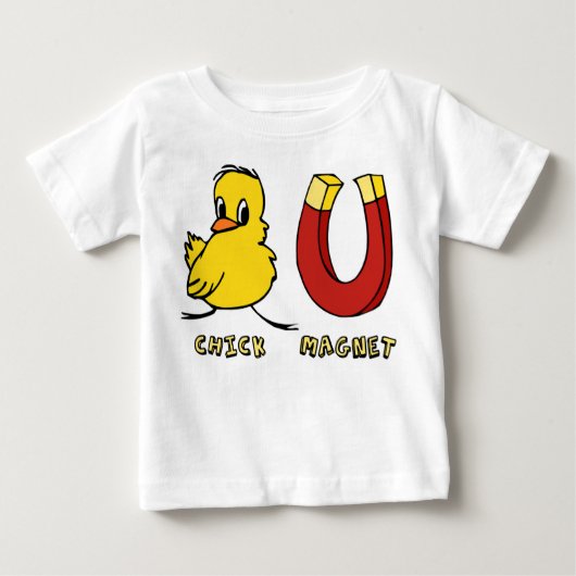 シック・マグネットの幼児用Tシャツ ベビーTシャツ (正面)