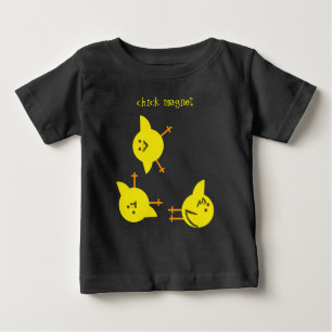 シック・マグネット・キッドフード付きスウェットシャツ ベビーTシャツ
