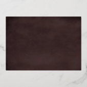 シック・マルティーニ新年のイブ・カクテルパーティー 箔招待状 (裏面)