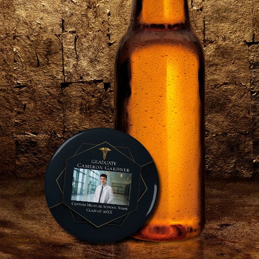 シック・メディカル・スクールフォトブラック卒業パーティー 栓抜き