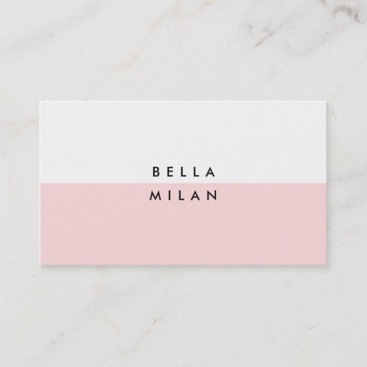 シック·モダンビジネス·カード 名刺 (正面)