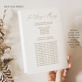 シック・モノグラムホワイト金ゴールド結婚の折り畳みプログラム