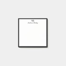 シック・モノグラム装飾タイポグラフィ |黒縁ど