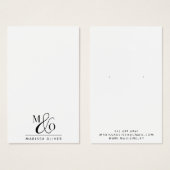 シック・モノグラム・ジュエリー・デザイナー (正面&裏面)