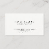 シック・モノグラム 名刺 (裏面)