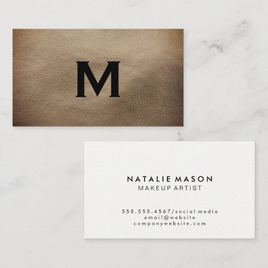 シック・モノグラム 名刺 (正面/裏面)