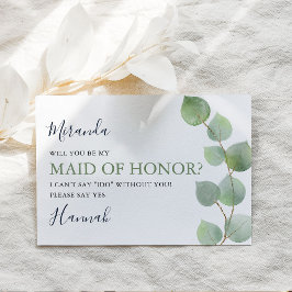 シック・ユーカリは私のメイド・オブ・オーナー(花嫁付き添い人)か?