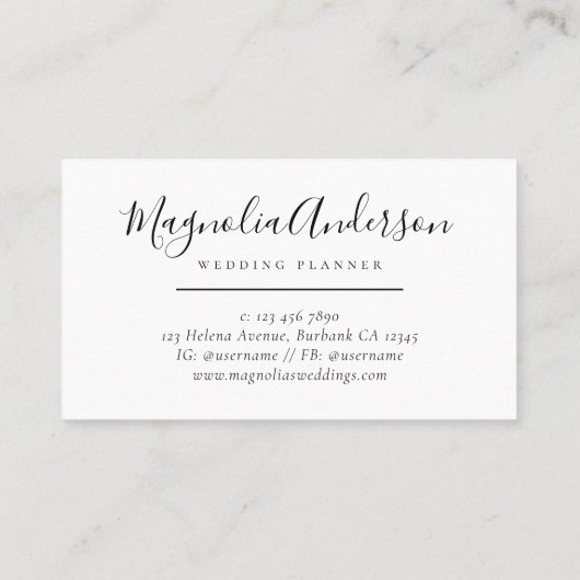 シック・ユーカリ葉ス 名刺 (裏面)