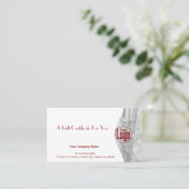 シック・ライフ・コーチQRコード画像ギフト証明書 ロイヤリティカード (スタンド正面)