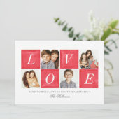 シック・ラブ4フォトコラージュバレンタインデー シーズンカード (スタンド正面)