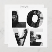 シック・ラブ・カスタムの写真家族か夫婦 シーズンカード (正面/裏面)