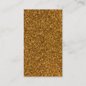 シック・ランジェリーブティック金ゴールドロゴロイヤリティカード ロイヤリティカード (裏面)