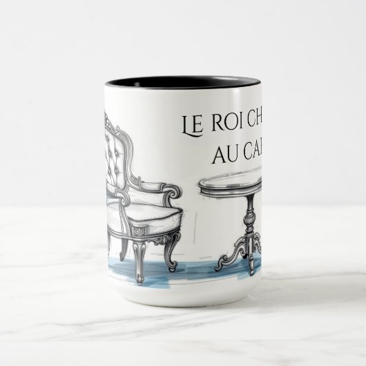 シック・ル・ロワ・チル・アウ・カフェ・エステティックカフェ マグカップ (中央)